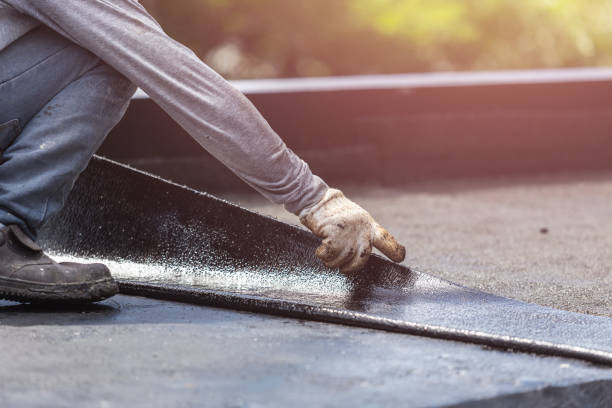 Professional Basement Waterproofing technician working in Albany, KY